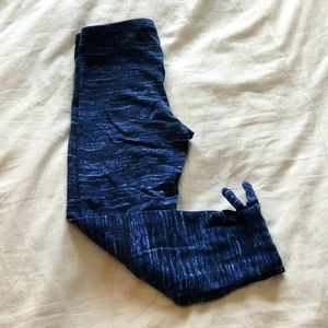 Old Navy Active Girls 6 Blue Capris with Cute Ties